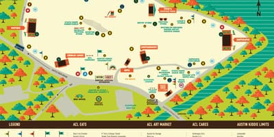 Harta e Austin ACL festivalit