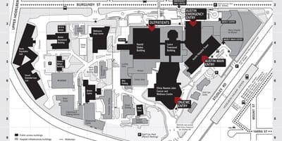 Harta e Austin spital