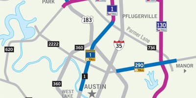 Harta e Austin taksë rrugore