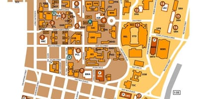 Universitetin e teksasit Austin kampus hartë